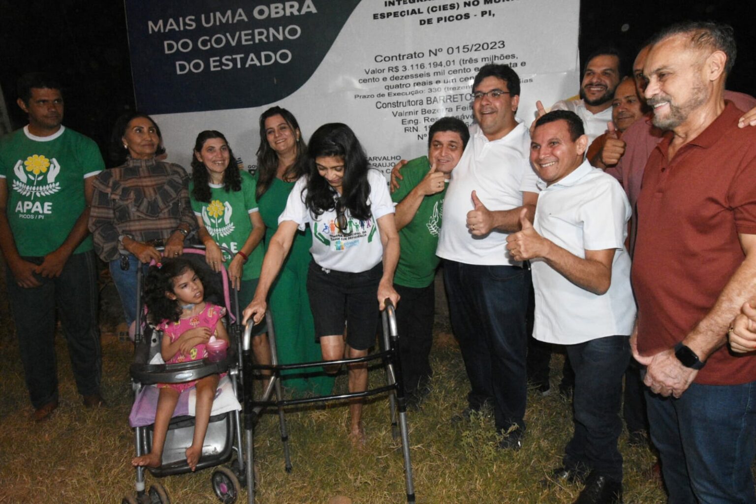 Governador Rafael Fonteles visita as obras do Centro Integrado de Educação Especial (CIES) em Picos