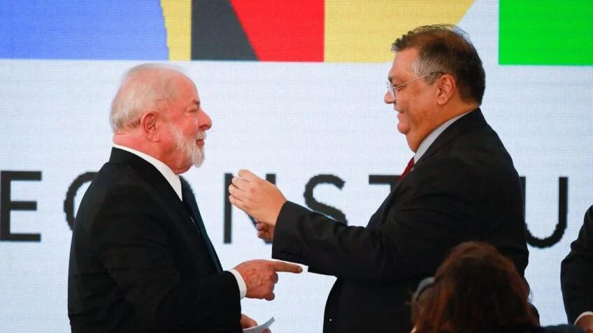 Presidente Lula e Ministro da Justiça Flávio Dino