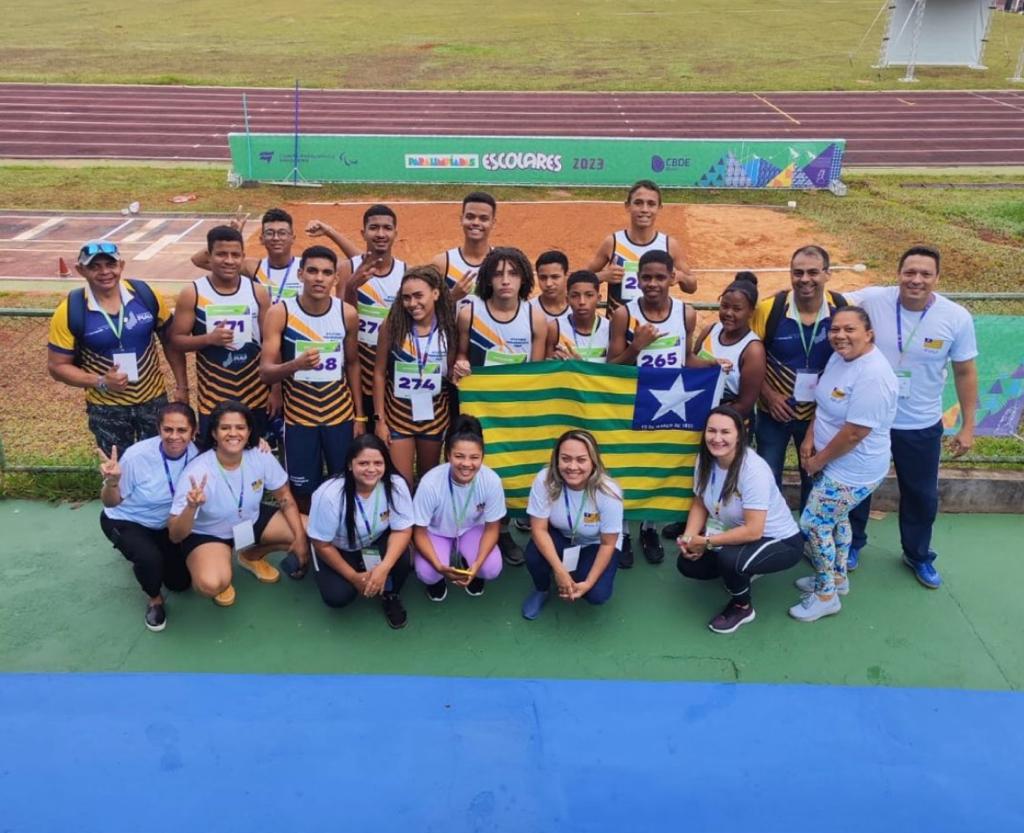 Equipe de atletas representantes do Piauí.