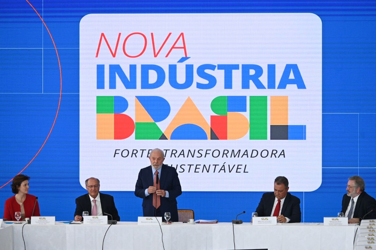 Presidente Lula no lançamento do programa Nova Indústria Brasil