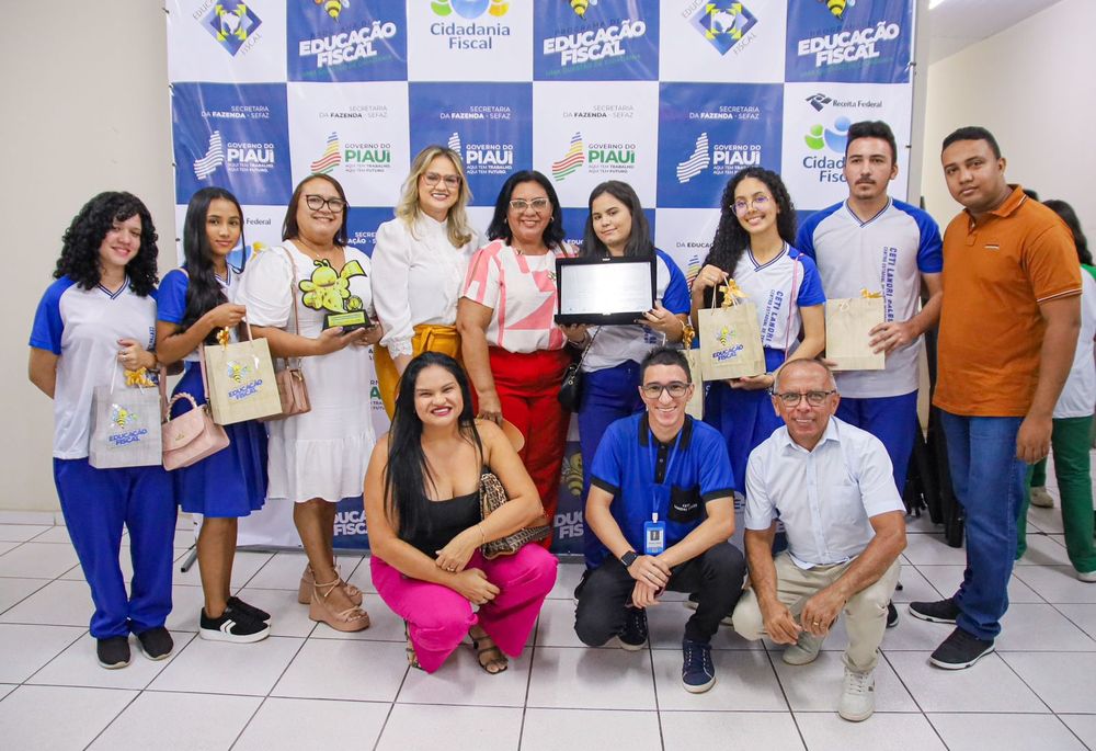 Cinco escolas públicas do Piauí estão concorrendo ao Prêmio Nacional de Educação Fiscal 2024