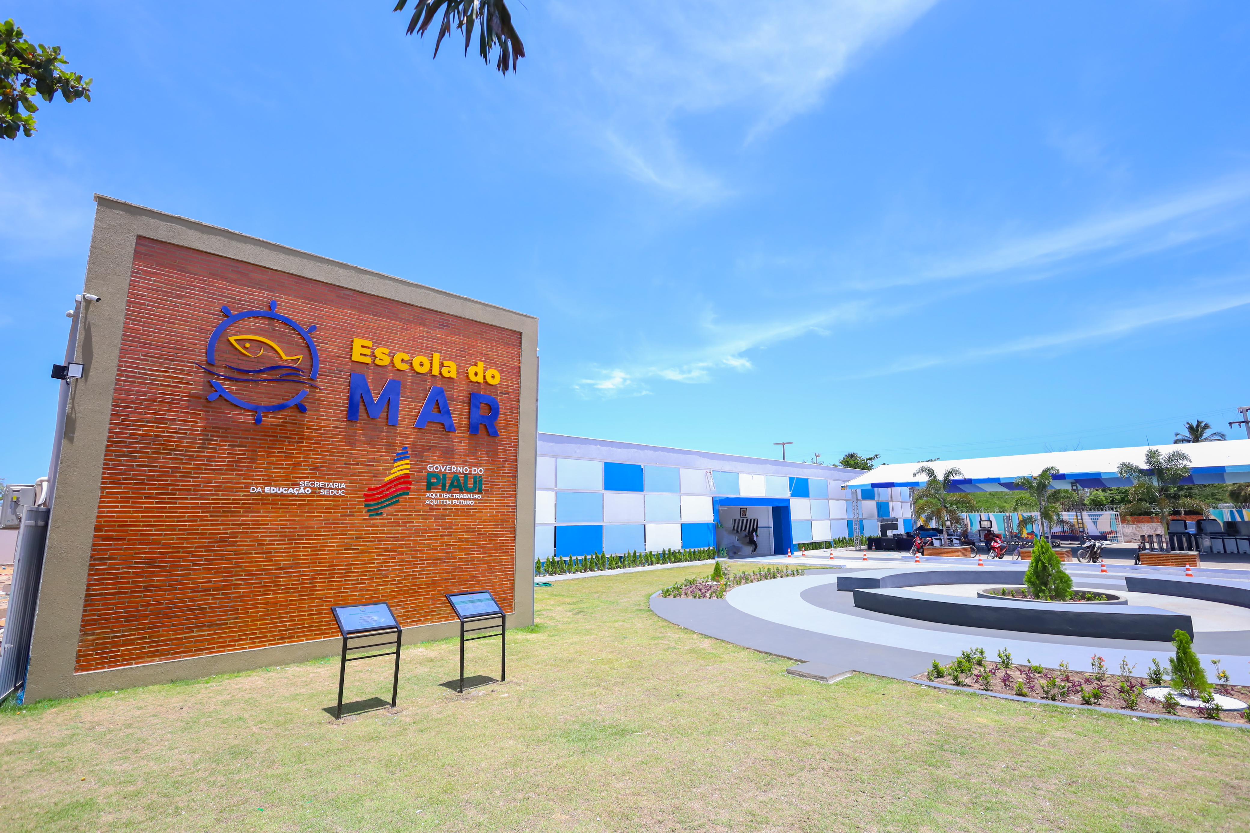 Inauguração da Escola do Mar em Luís Correia (PI)