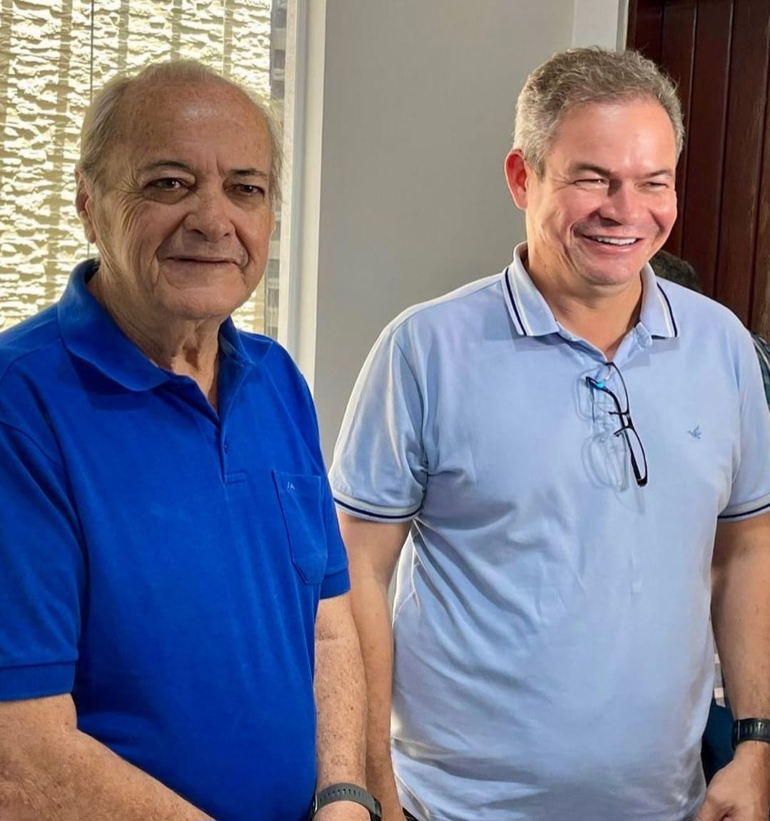 prefeito eleito de Teresina, Sílvio Mendes (União Brasil) e Rafael Brito (PRB), prefeito eleito da cidade de Timon