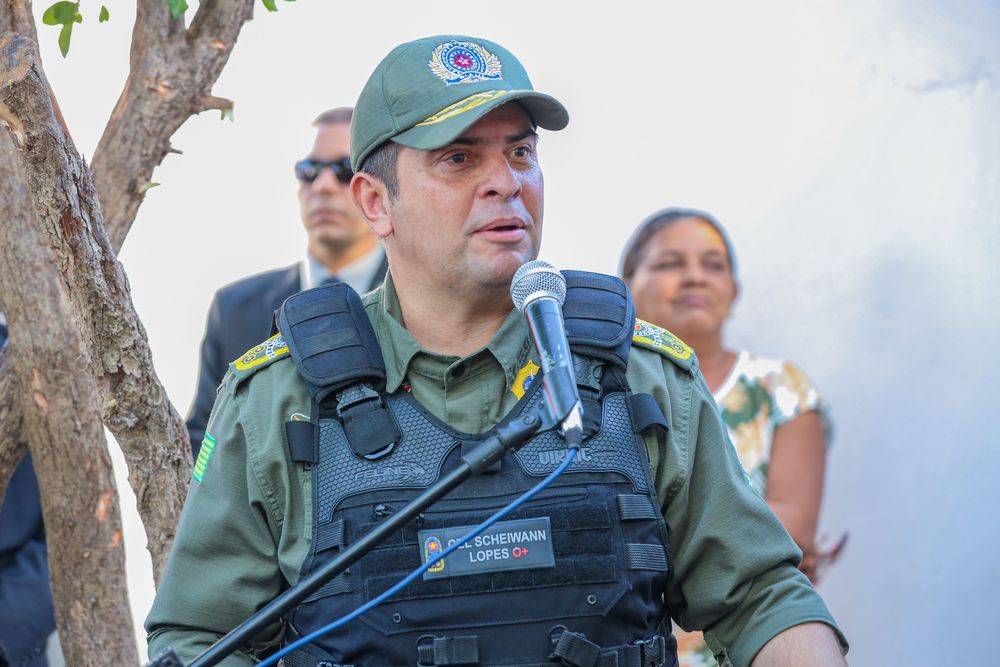 Comandante-geral da PMPI, coronel Scheiwann Lopes