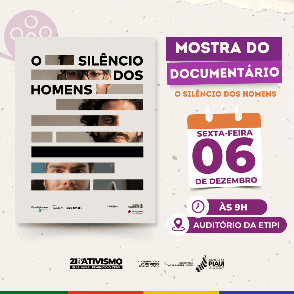 Documentário "Silêncio dos Homens"