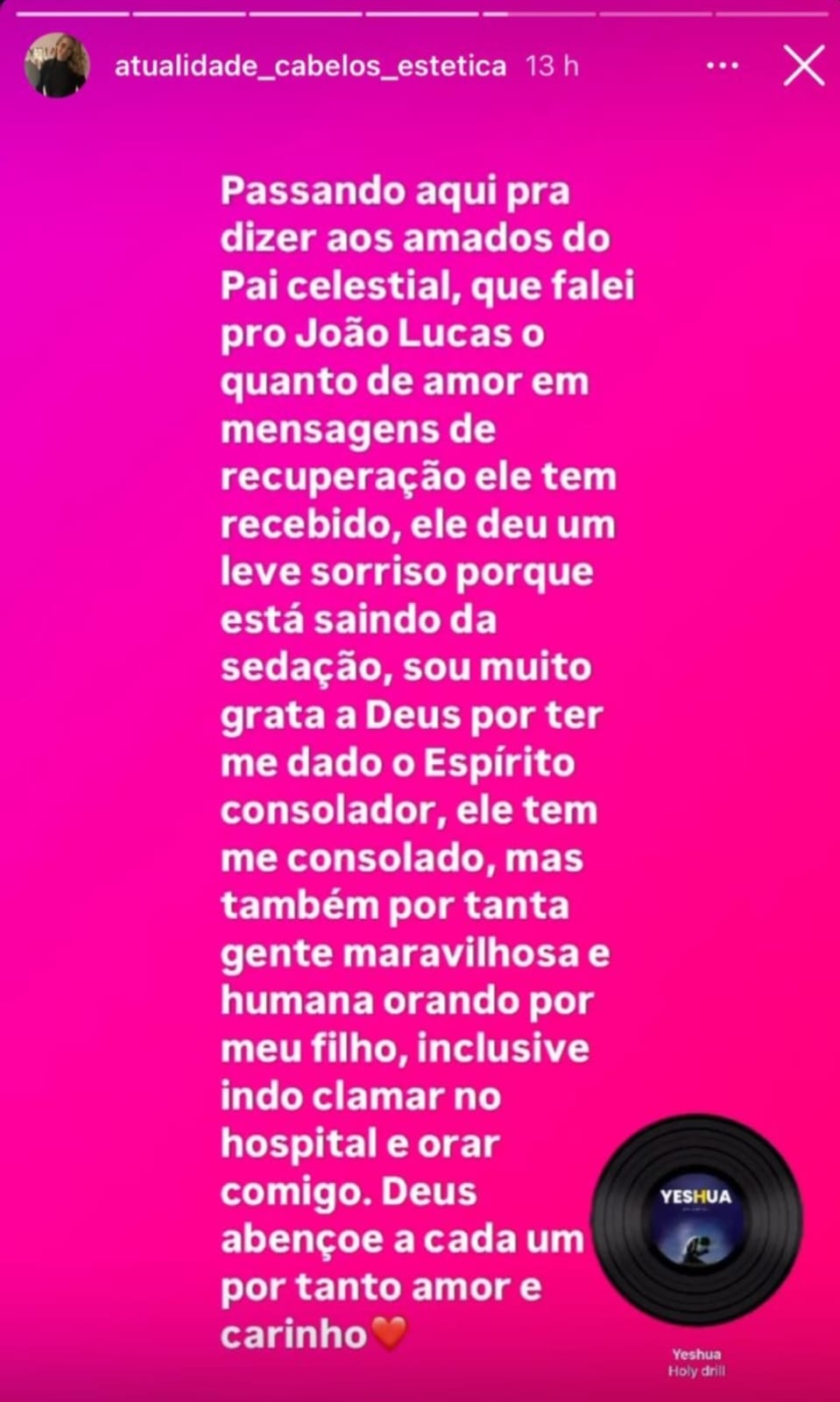 Postagem de Cleytiana