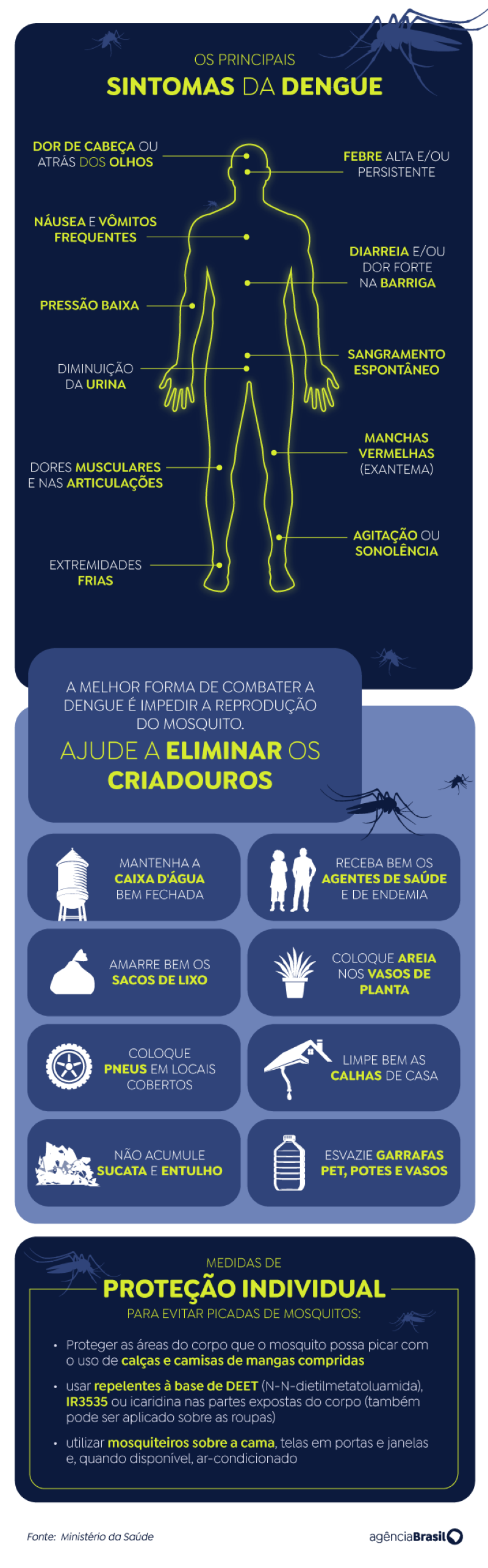 Importante demonstração acerca da dengue e como combatê-la