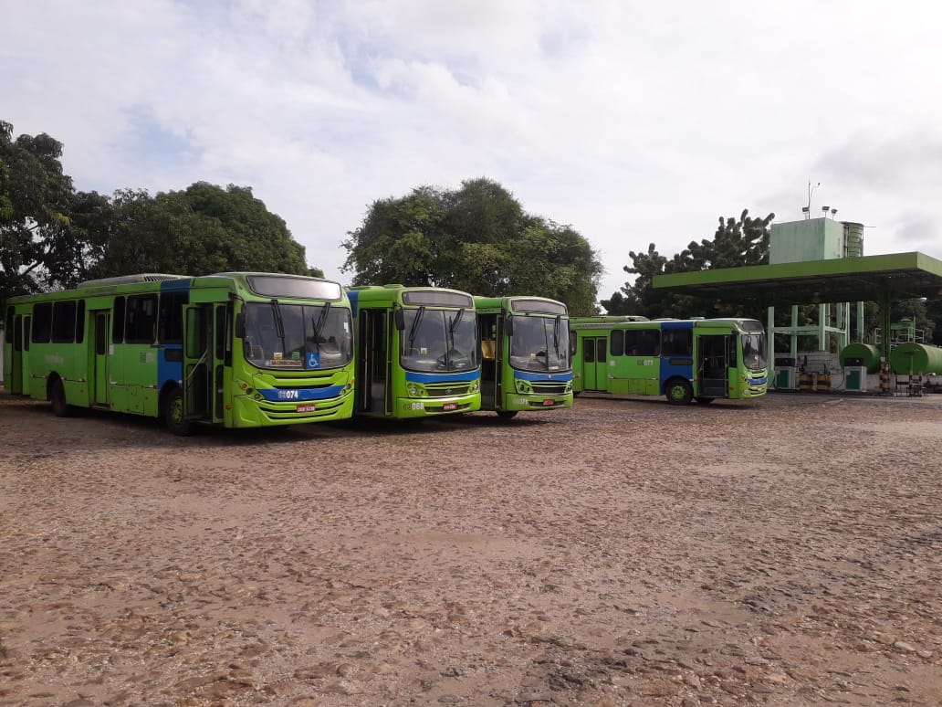 Paralisação de ônibus em Teresina