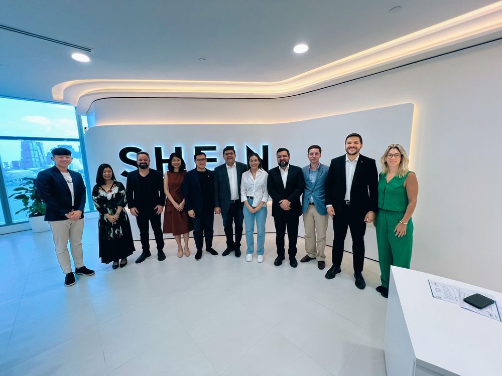 Governador visita a sede global da Shein, em Singapura