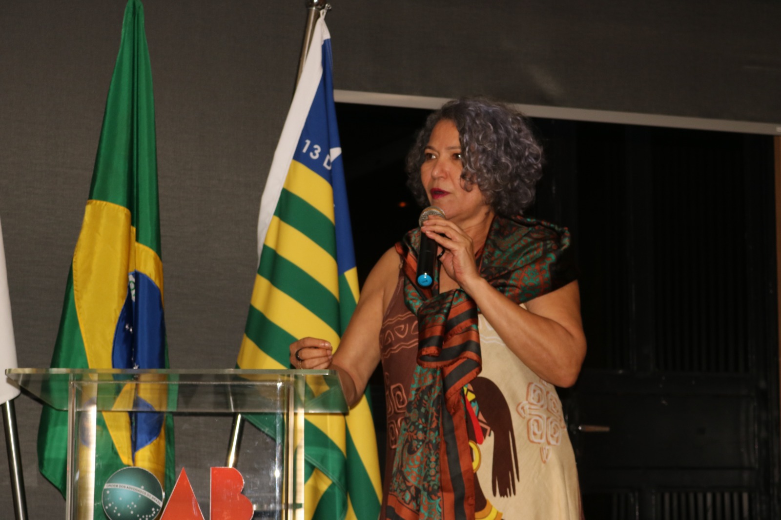 Dra. Madalena Nunes que representou a Frente de Mulheres contra o Feminicídio