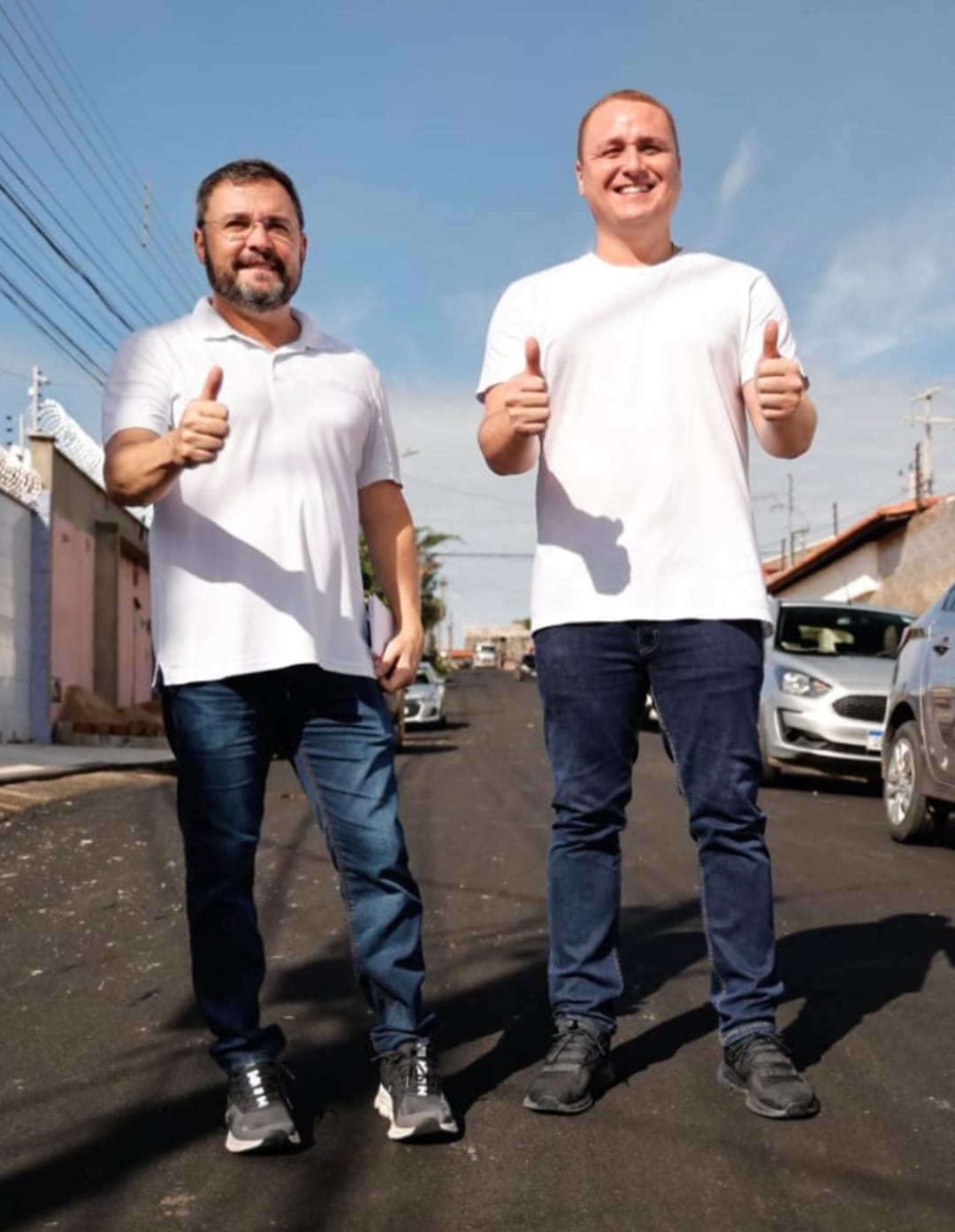 Vereador Venâncio e o pré-candidato a prefeito Fábio Novo