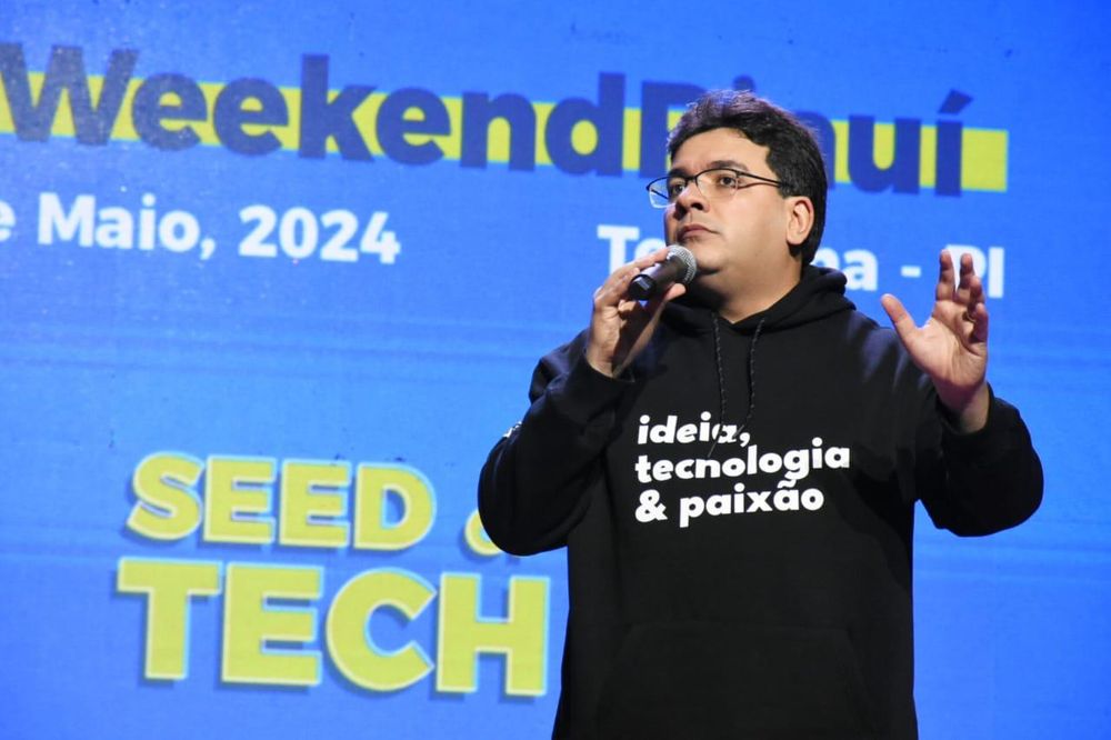 Governador Rafael Fonteles no Campus Party Piauí