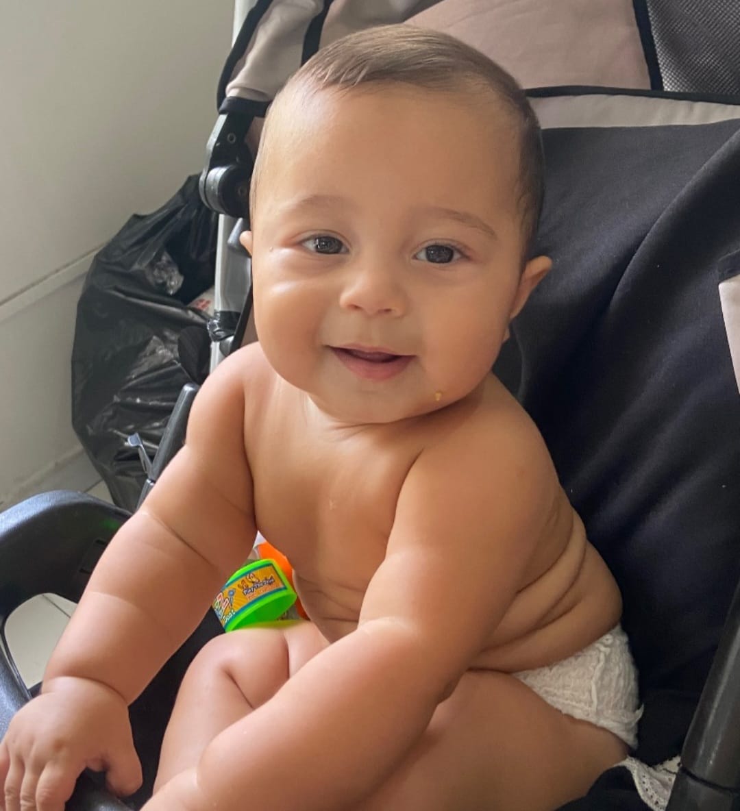 Heitor, um bebê de apenas 8 meses