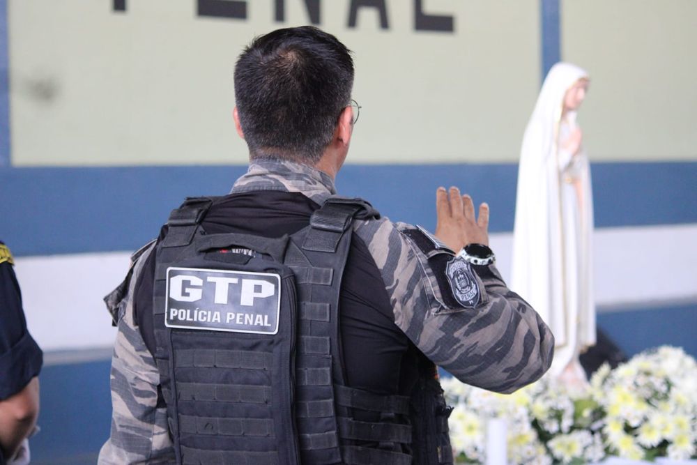 Reeducandos do sistema prisional do Piauí recebem imagem de Nossa Senhora de Fátima