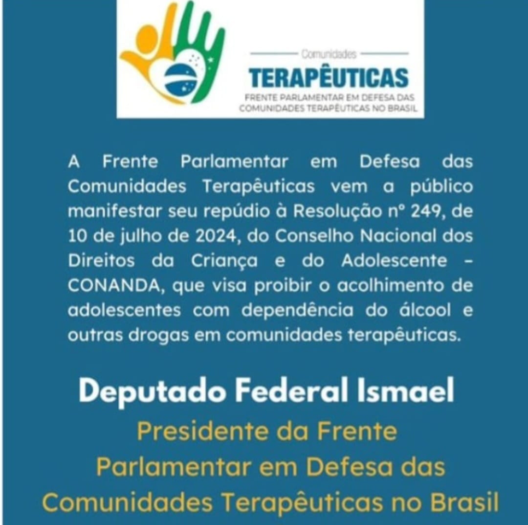 Frente Parlamentar em Defesa das Comunidades Terapêuticas