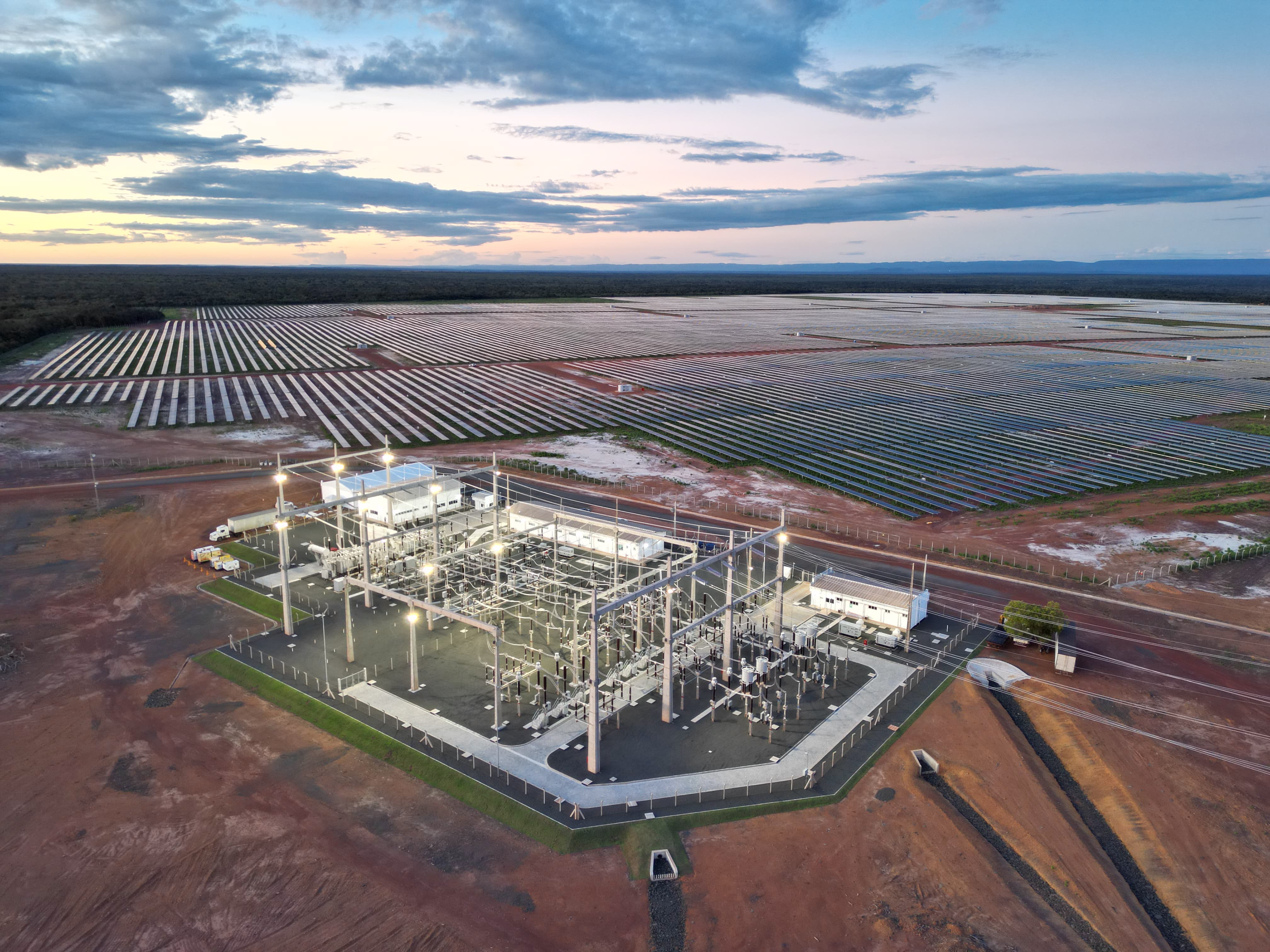 Complexo Solar Marangatu, no município de Brasileira