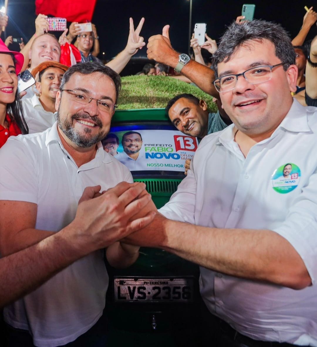 Fábio Novo lança candidatura com adesivaço de 10 mil carros no aniversário de 172 anos de Teresina