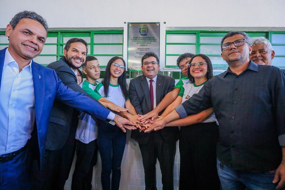 Governador entrega reforma de escola na zona norte de Teresina e Piauí chega a 351 unidades de tempo integral