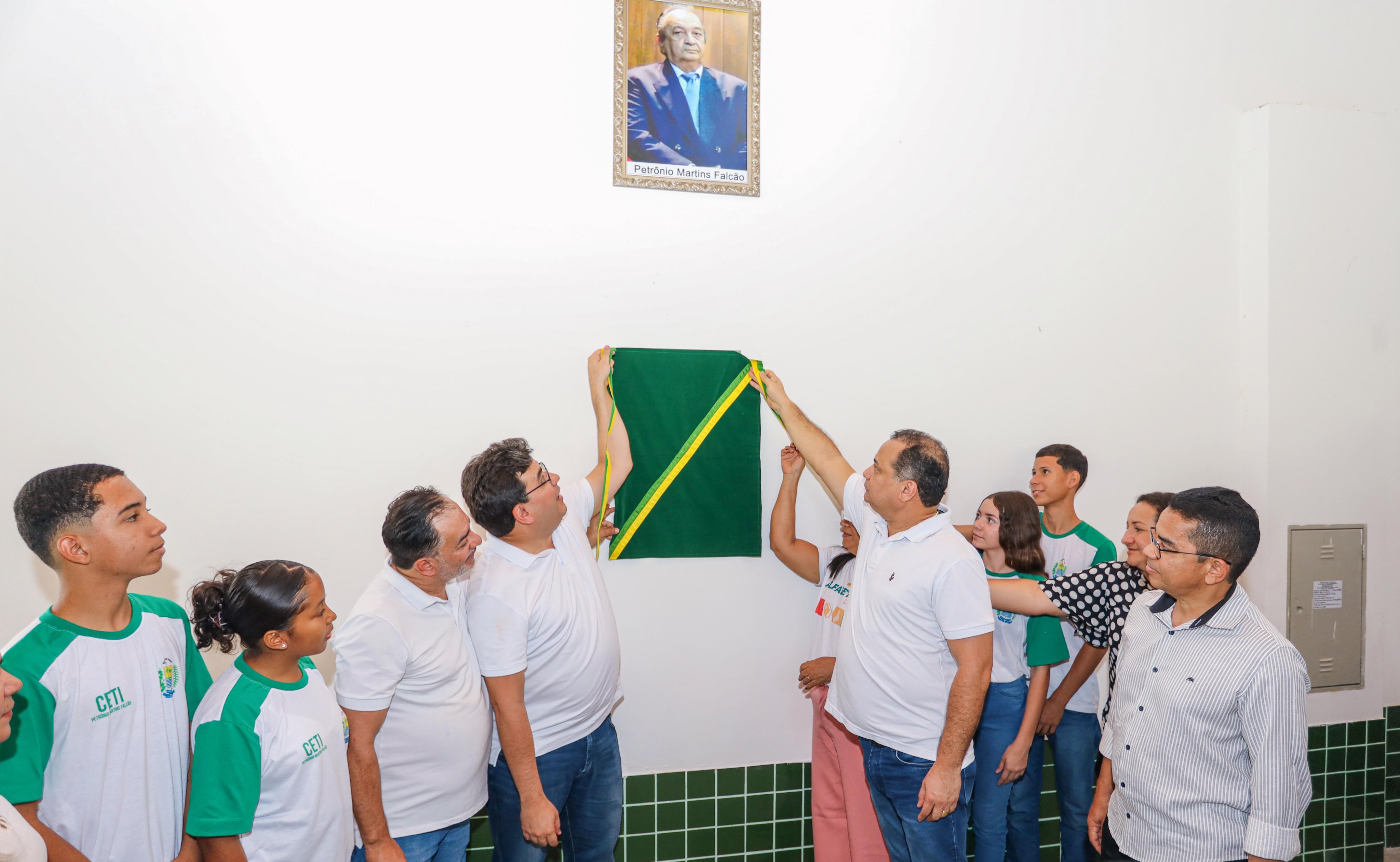 Inauguração da reforma do Ceti Petrônio Martins Falcão em Alvorada do Gurguéia