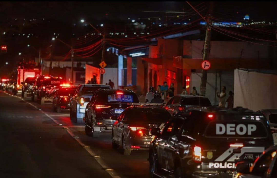 Policial Marcelo Soares é homenageado em cortejo pelas ruas de Teresina