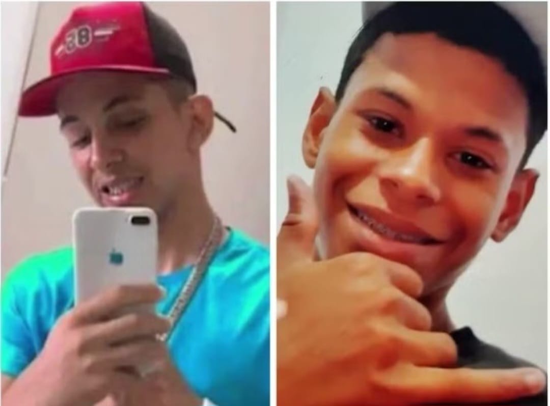 Renan Douglas, de 16 anos, e Wendes de Caldas, de 24 anos