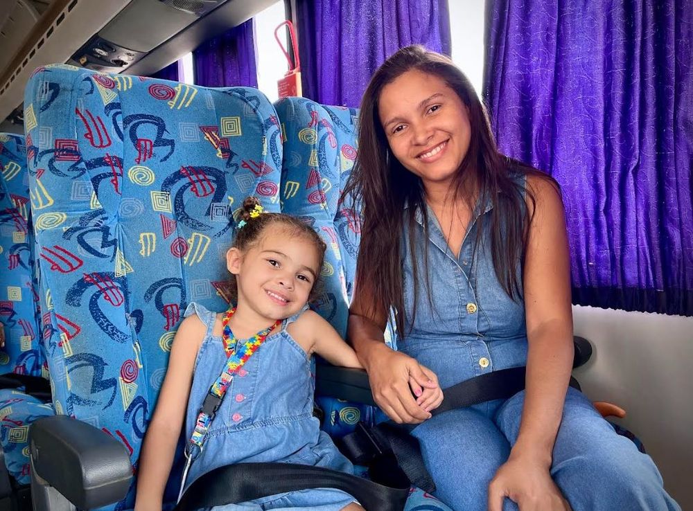 Luana Araújo e a sua filha, Laura Vitória