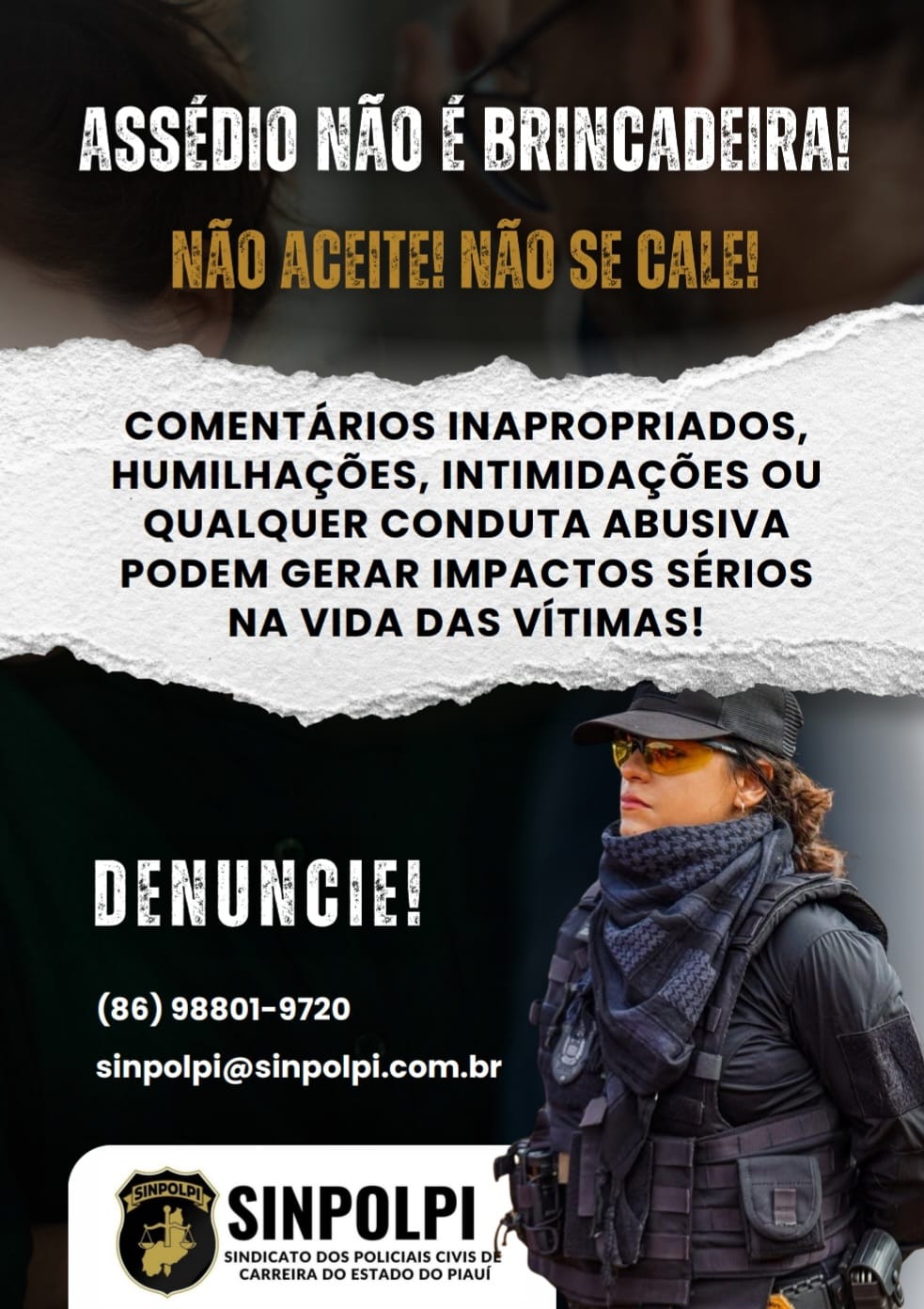 Cartaz da campanha