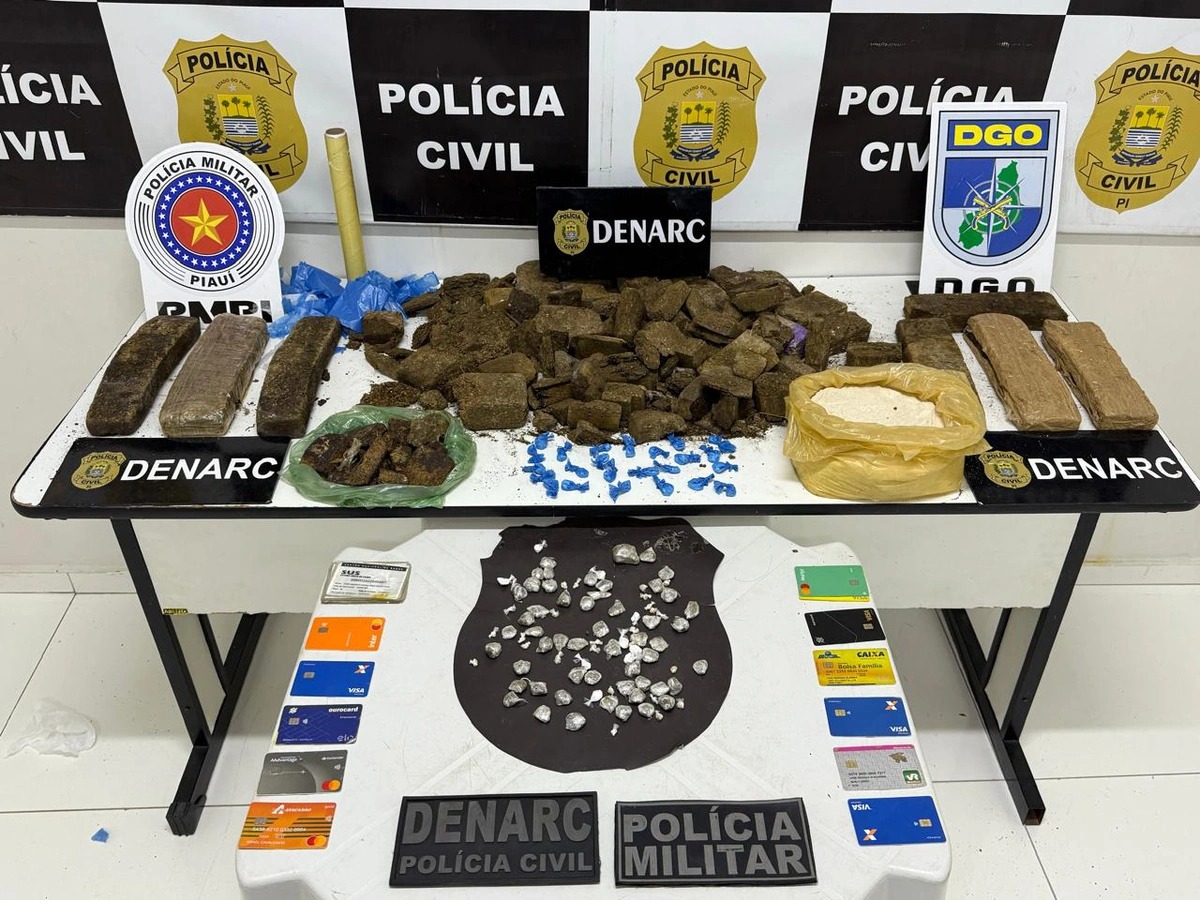 Droga apreendida durante operação