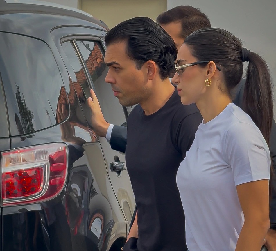 Empresário Danillo Coelho e esposa Thayres Coelh