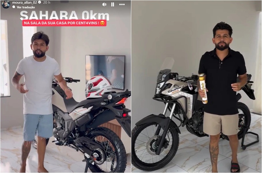 Influenciador alvo de operação em Água Branca fez rifa de R$ 0,09 para sortear moto de luxo
