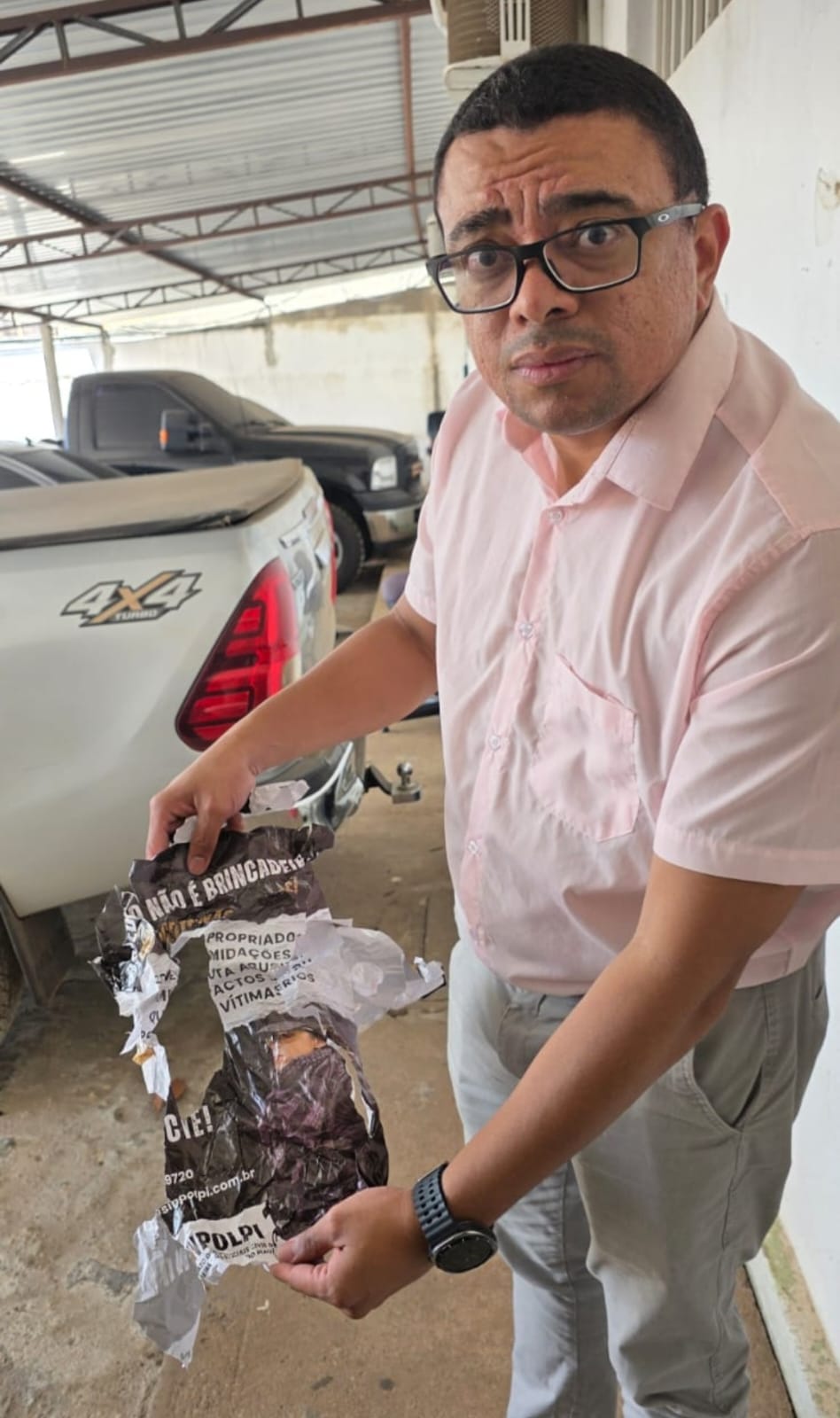 Isaac Vilarinho, presidente do Sinpolpi - Sindicato dos Policiais civis de Carreira do Estado do Piauí.