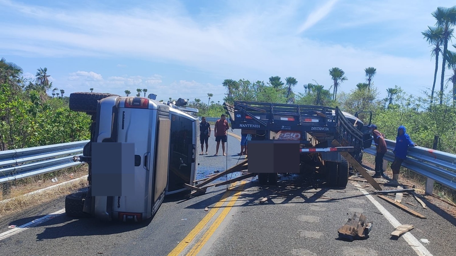 Caminhoneiro morre carbonizado em grave acidente na PI 114 no Norte do Piauí