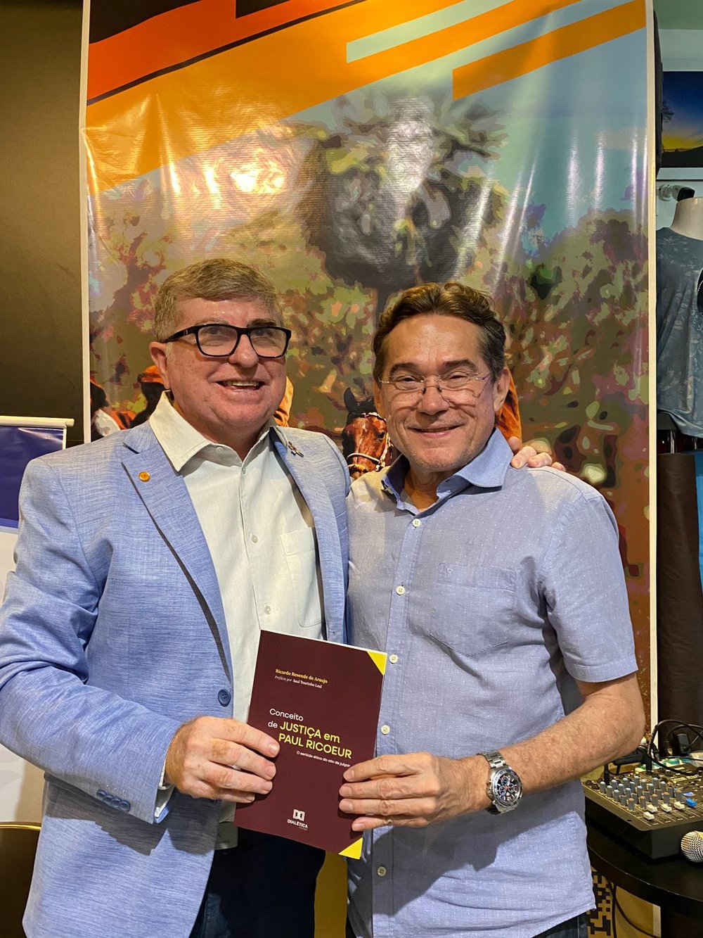 Ricardo Resende e Engenheiro Andrade Júnior (Foto: Arquivo Pessoal / Ricardo Resende)