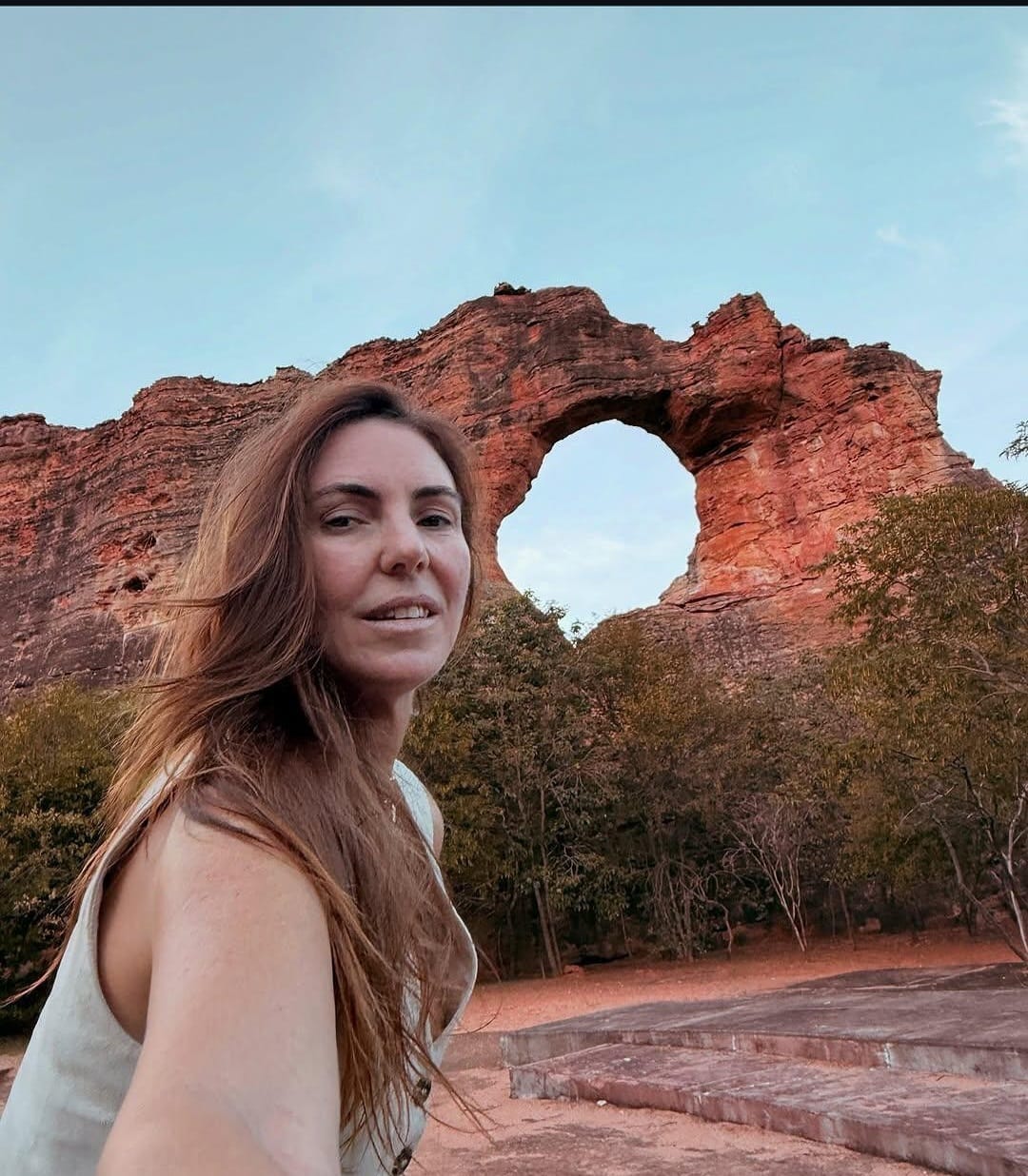 Jornalista Glenda Kozlowski visita a Serra da Capivara