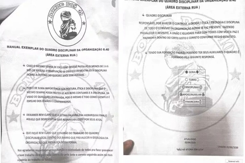 Código de conduta do Bonde dos 40