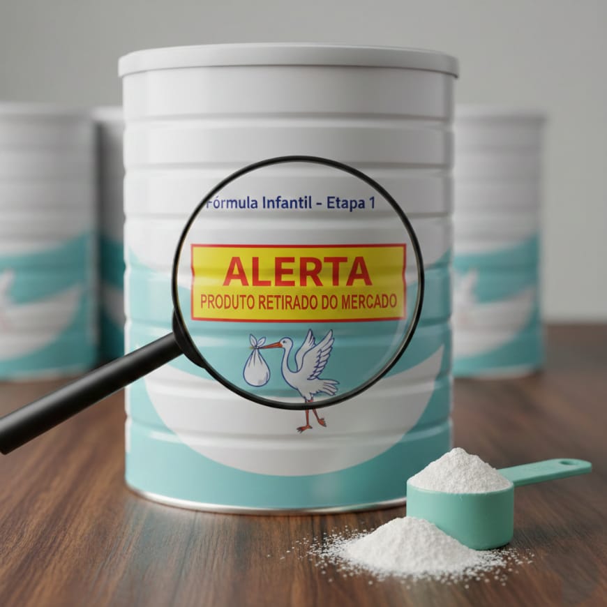 Fórmulas infantis contaminadas
