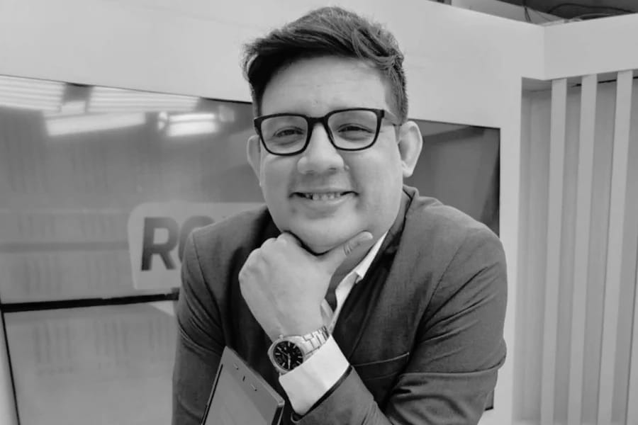 Jornalista e apresentador Erlan Bastos