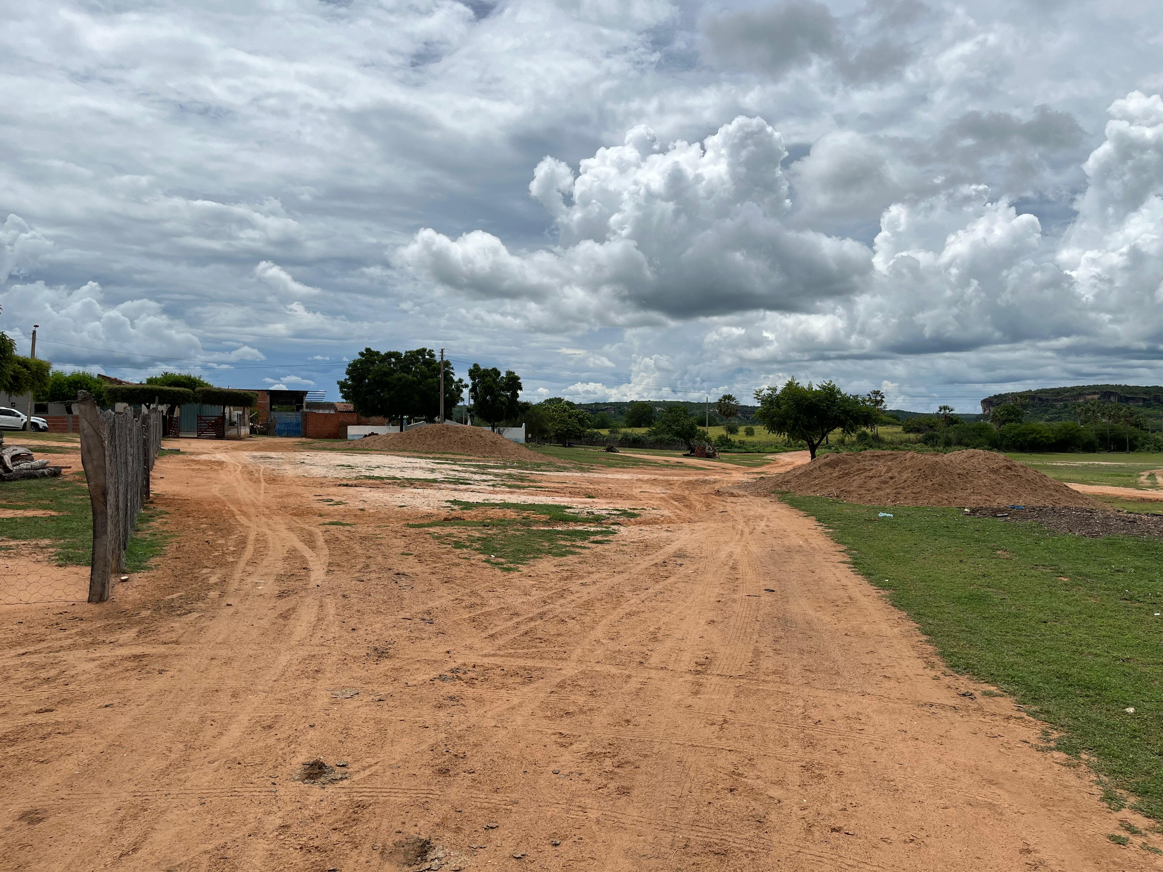 Área do Povoado Peixe onde vai receber essa importante obra comunitária de interesse social.